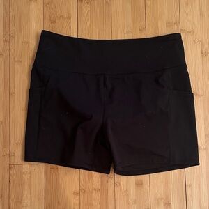 RBX Women's Classic Black Bike Shorts